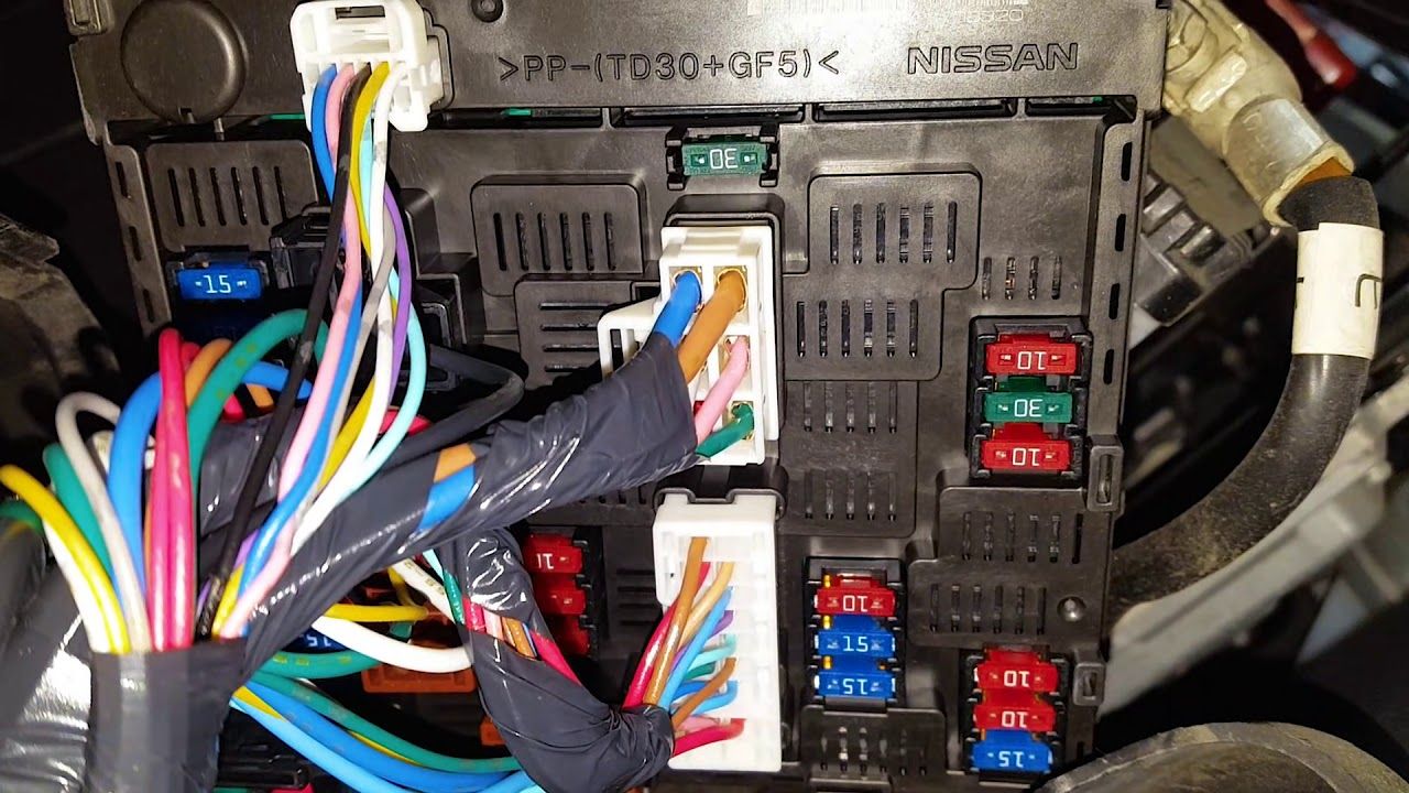 2015 Nissan Rogue 1st Gen fuse box diagram