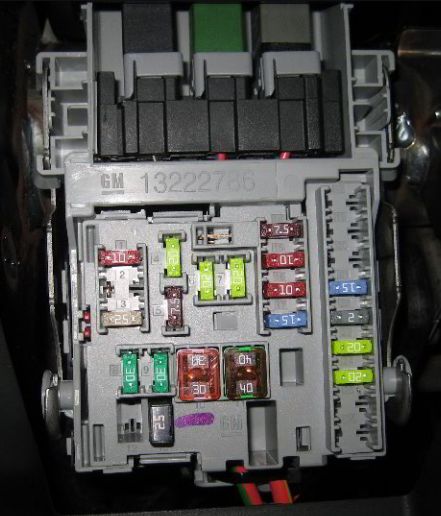 2013 chevy cruze cigarette lighter fuse 2011 Chevrolet Cruze Cigarette lighter fuse